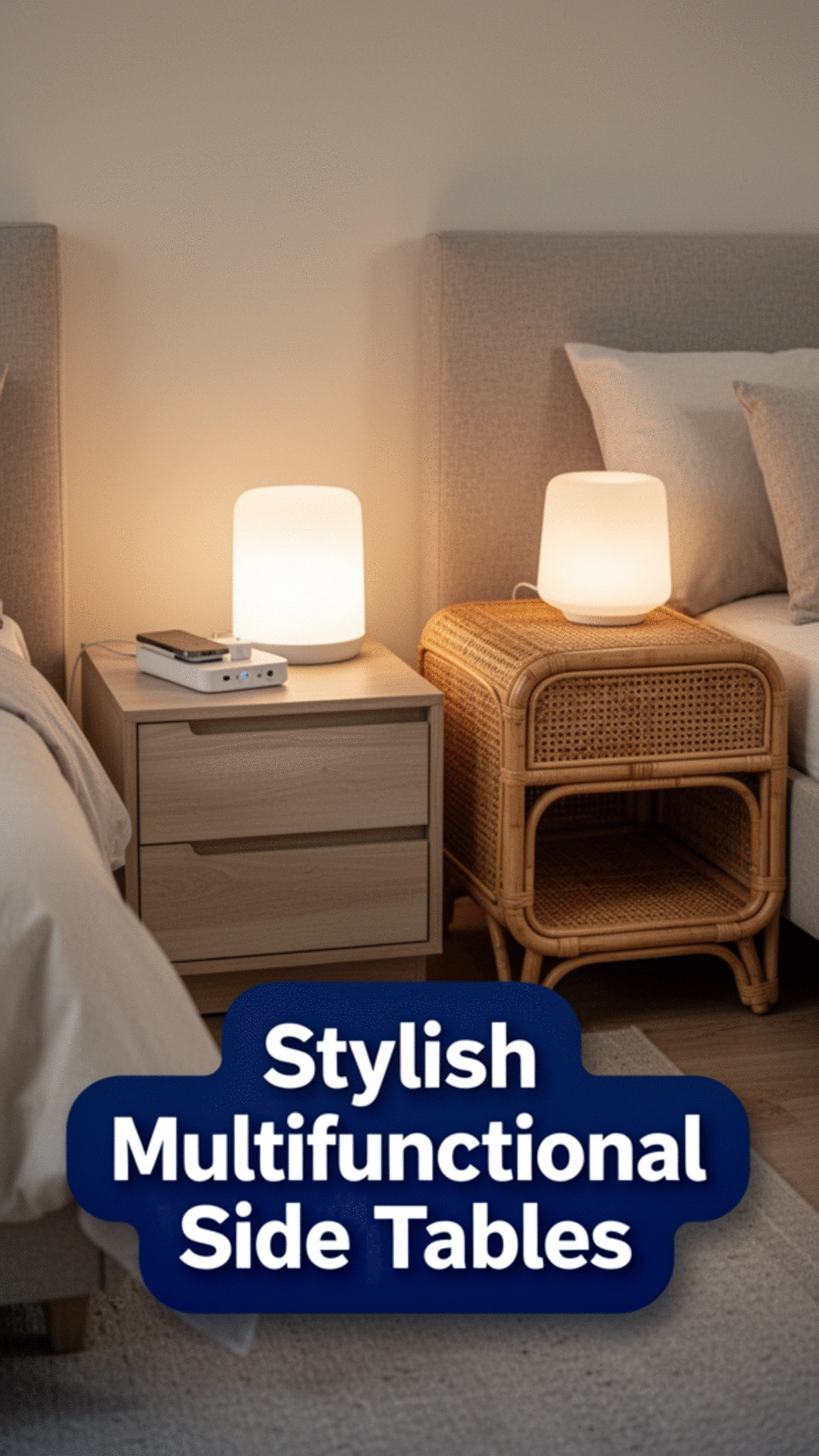 5 Amazing Multifunctional Side Tables for Modern Bedrooms