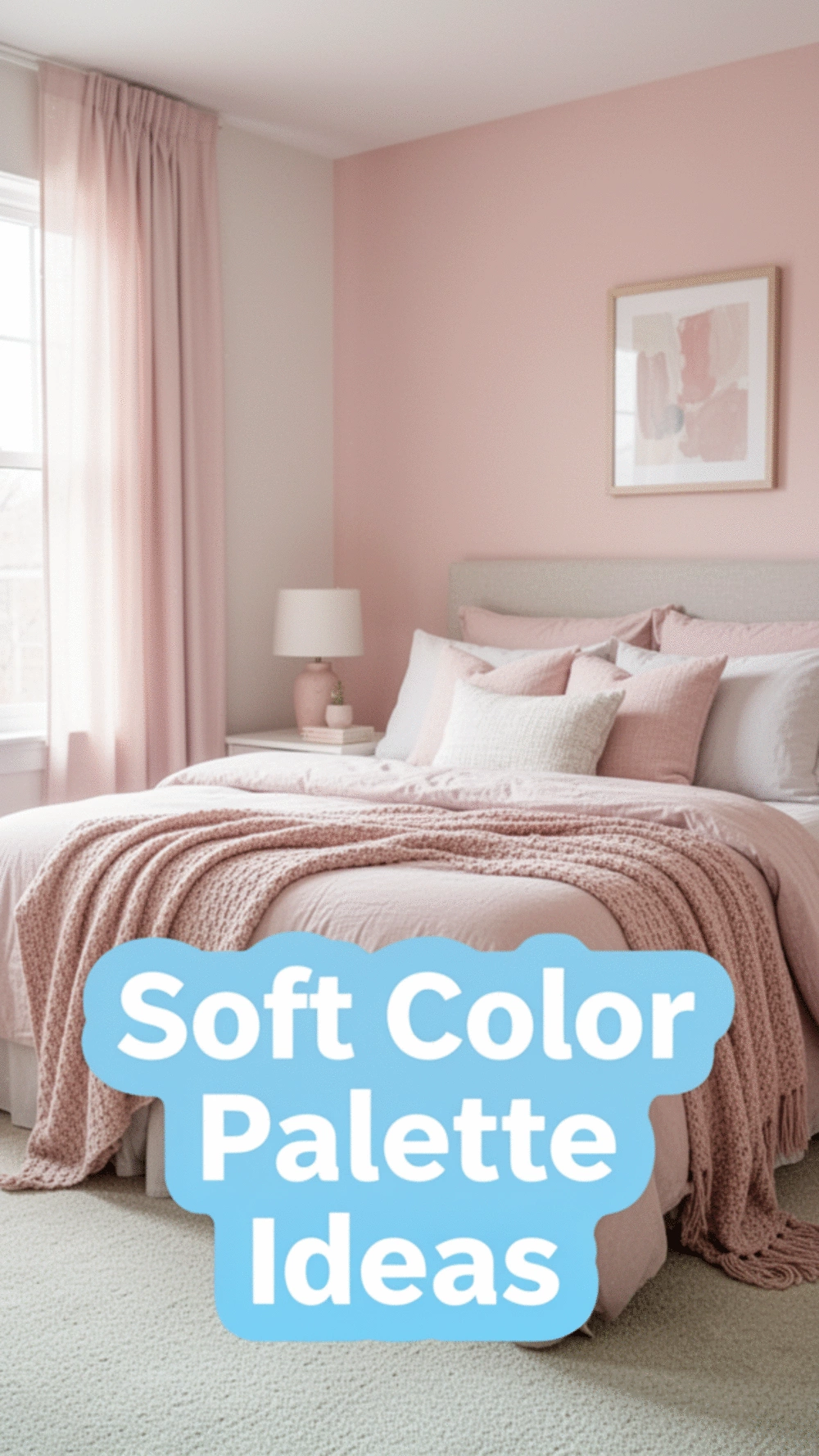 Soft Color Palette: Transform Your Bedroom into a Cozy Sanctuary