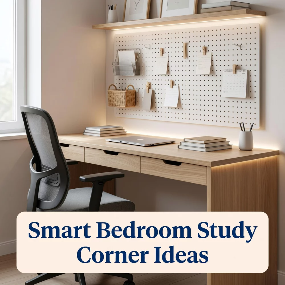 Smart Bedroom Study Corner Ideas for Productivity