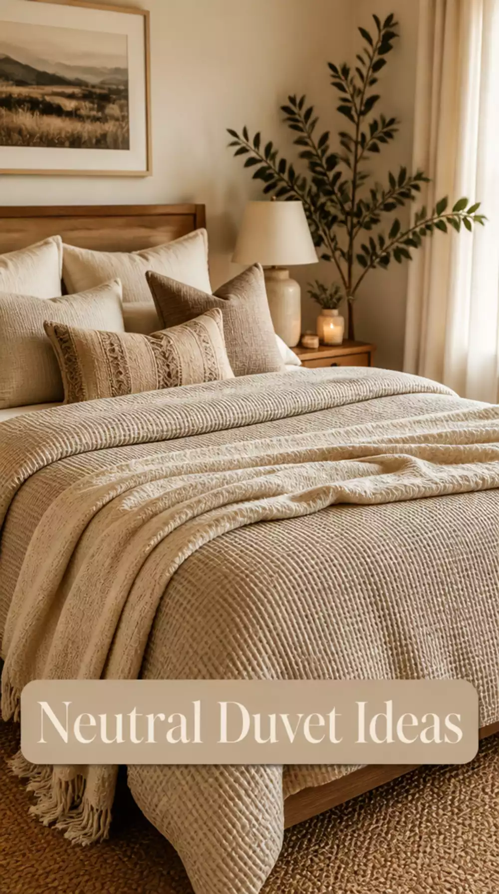 Waffle-Weave Duvet Covers for Cozy Bedrooms