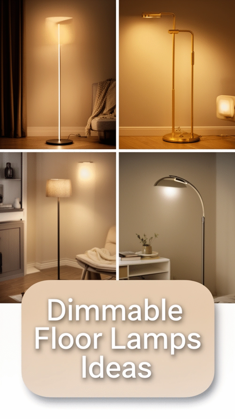 Bedroom Dimmable Floor Lamp That Adjusts the Mood Instantly