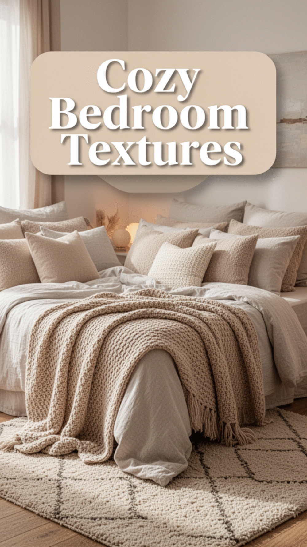Layer Textures for Comfort: Create a Cozy Bedroom with Soft Fabrics