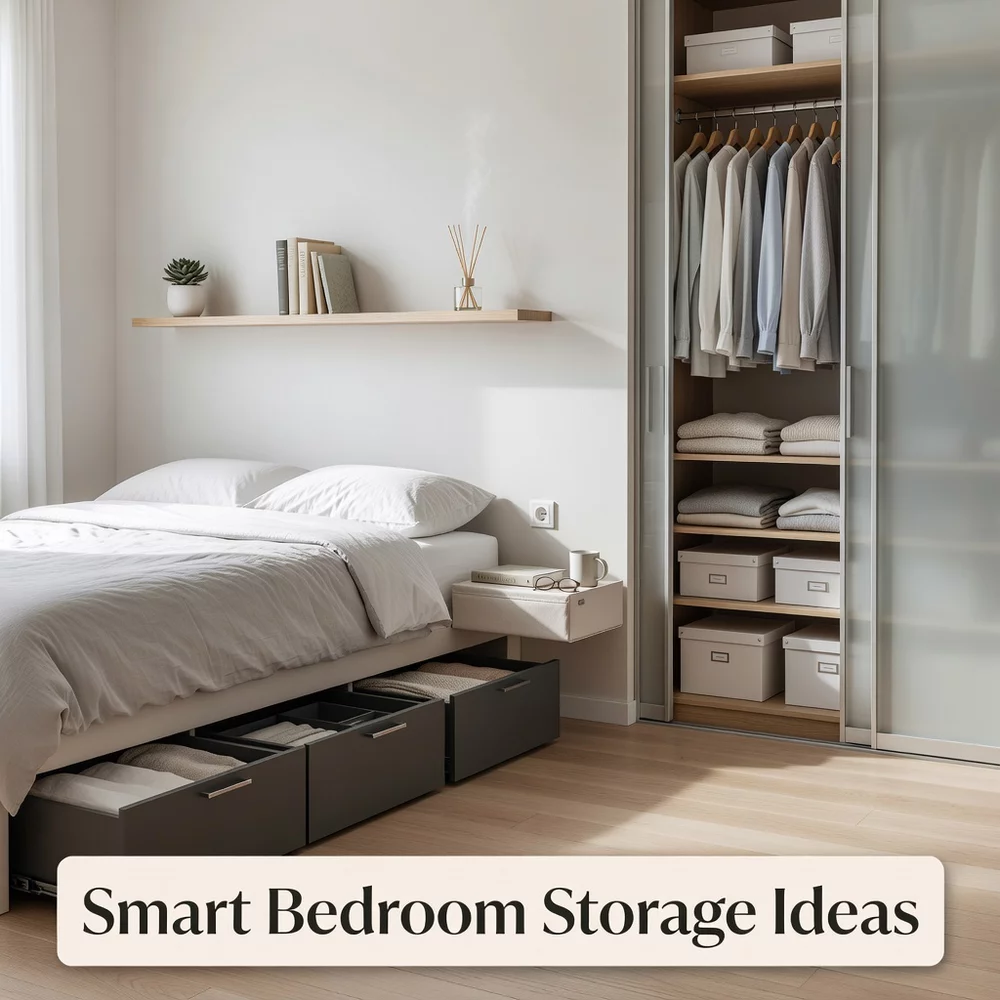 Smart Bedroom Storage Ideas for a Tidy Space