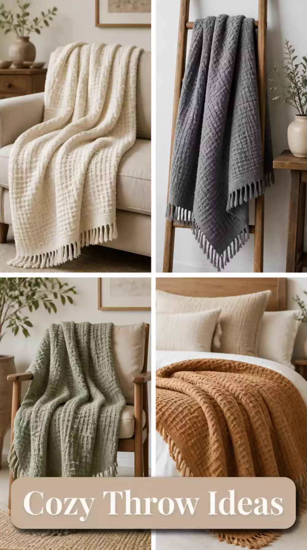 Why a Cotton Waffle Weave Throw Makes Every Farmhouse Bedroom Feel Lived-In