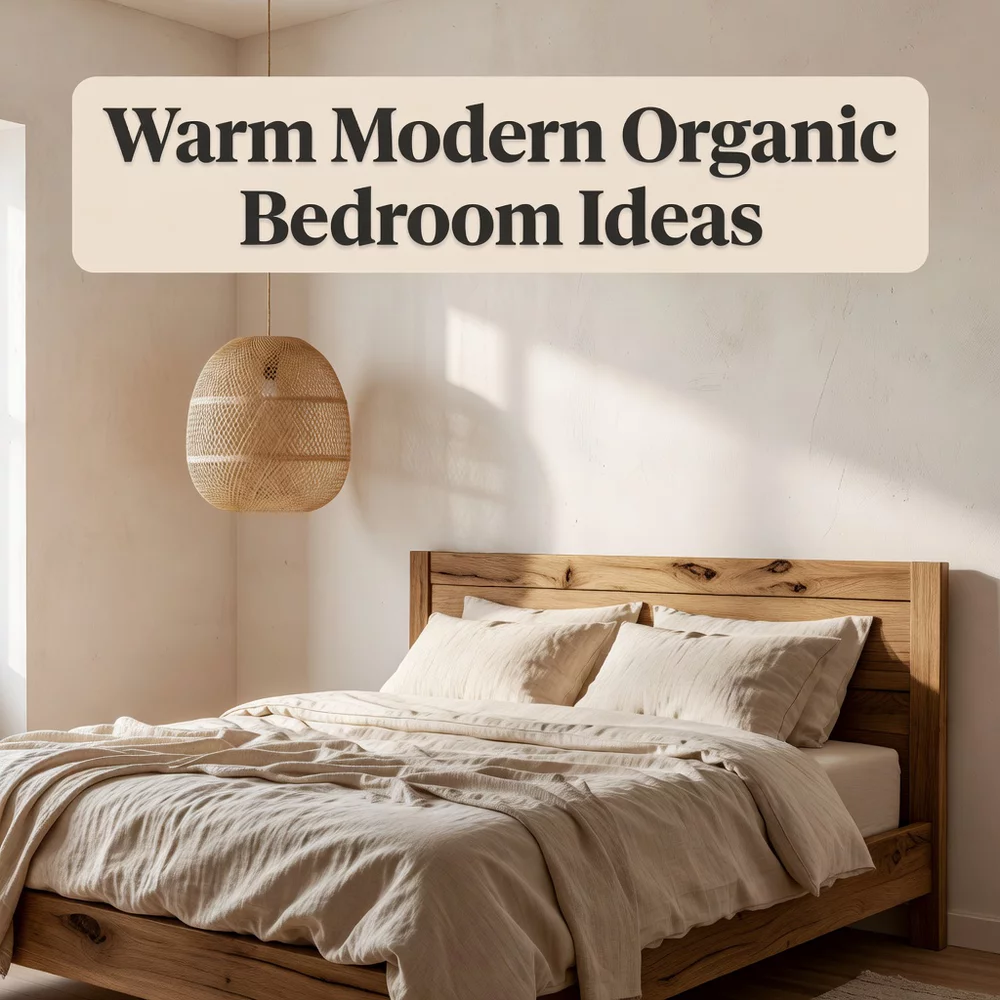 Warm Modern Organic Bedroom Ideas for Cozy Spaces