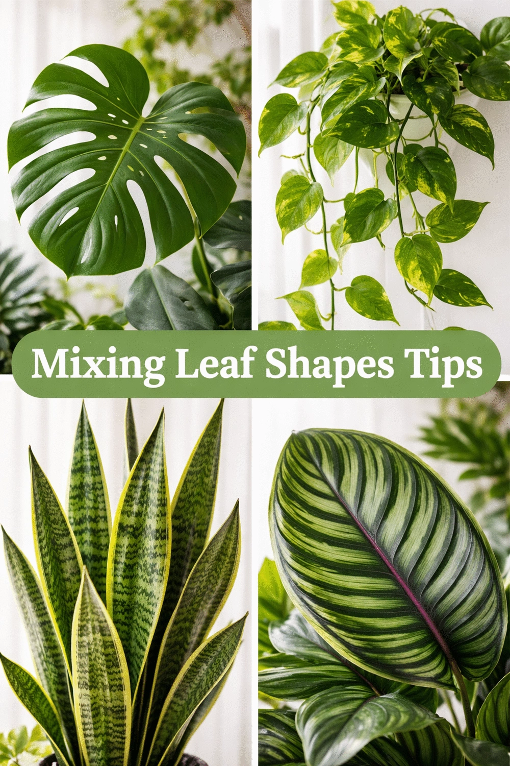 Why Mixing Leaf Shapes in a Bedroom Plant Collection Makes It Look Lush Not Messy