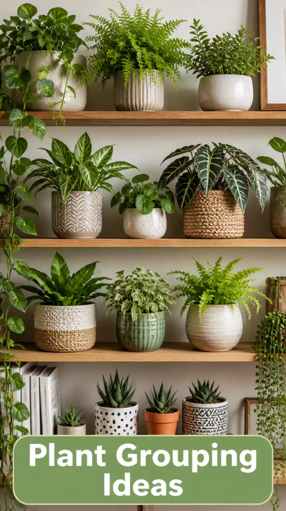 Why Grouping Plants in Odd Numbers Makes a Bedroom Shelf Look More Natural