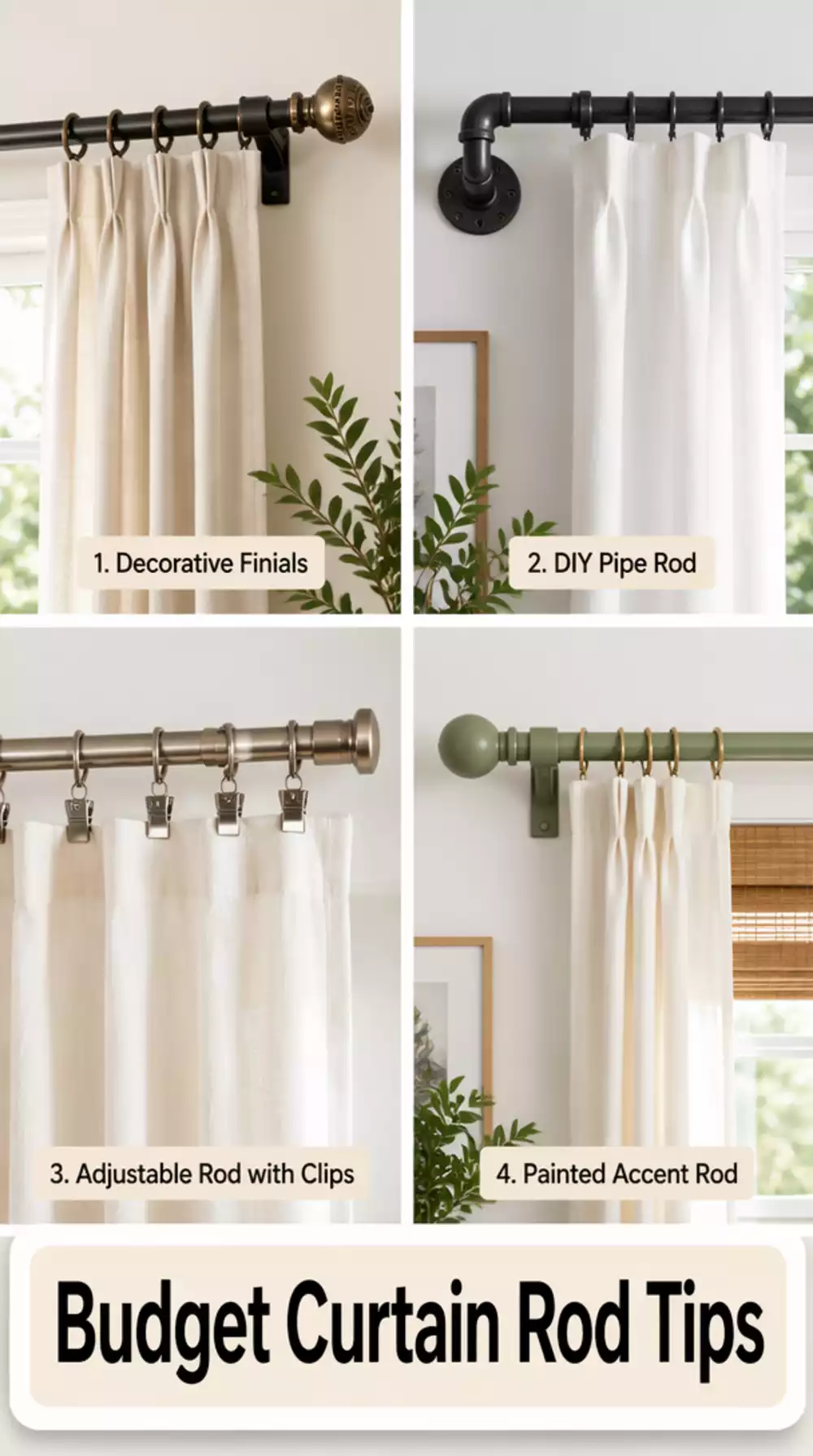 The $10 Curtain Rod Hack That Makes Budget Curtains Look Custom