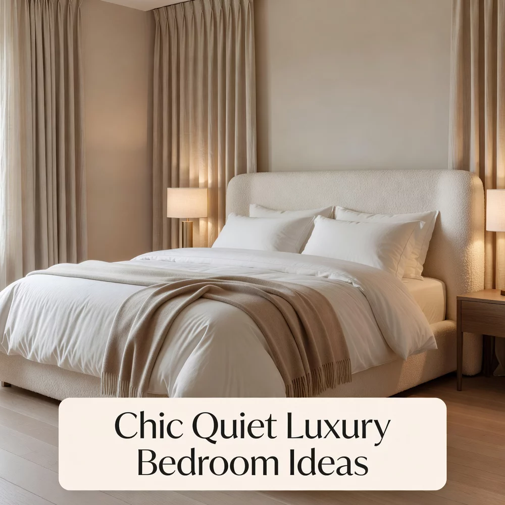 Chic Quiet Luxury Bedroom Ideas for Tranquil Retreat