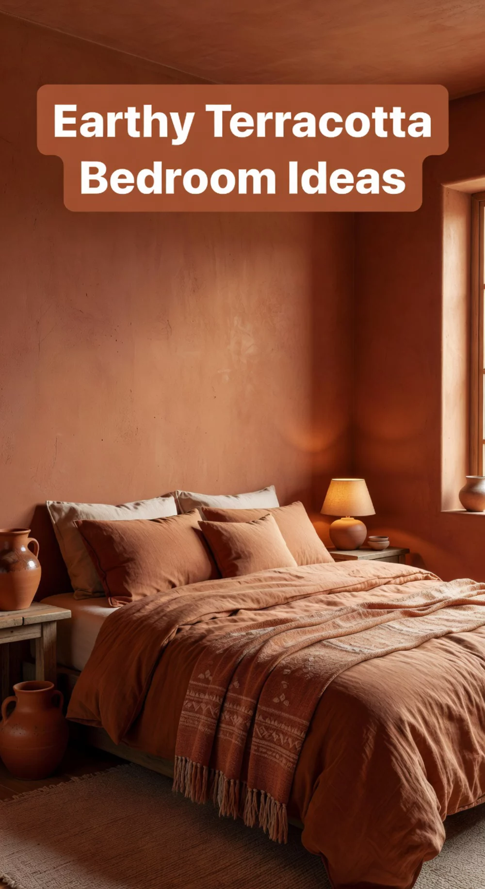 Earthy Terracotta Bedroom Ideas for Cozy Spaces