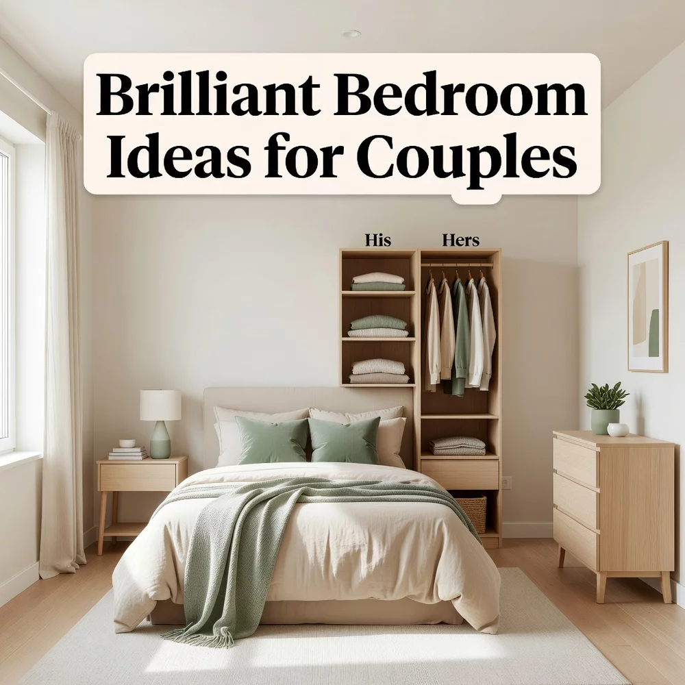 Brilliant Bedroom Ideas for Couples' Space