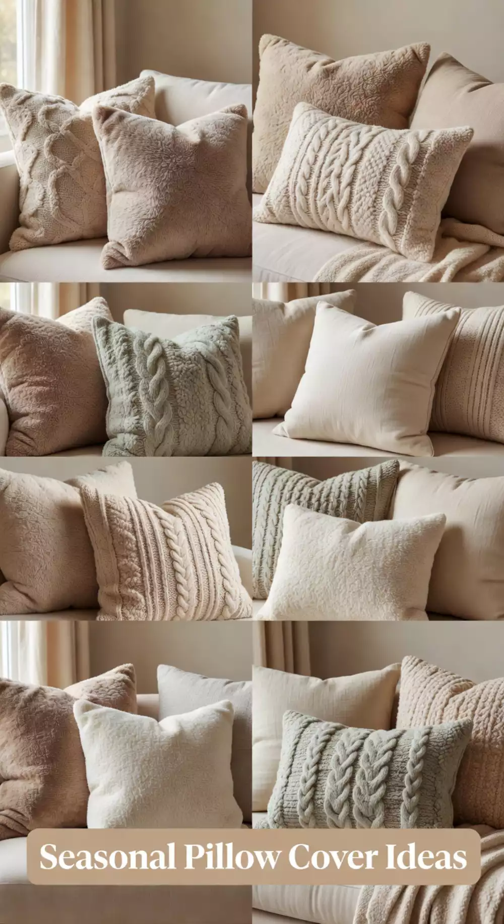 Bedroom Seasonal Pillow Cover Set That Changes the Palette in Minutes