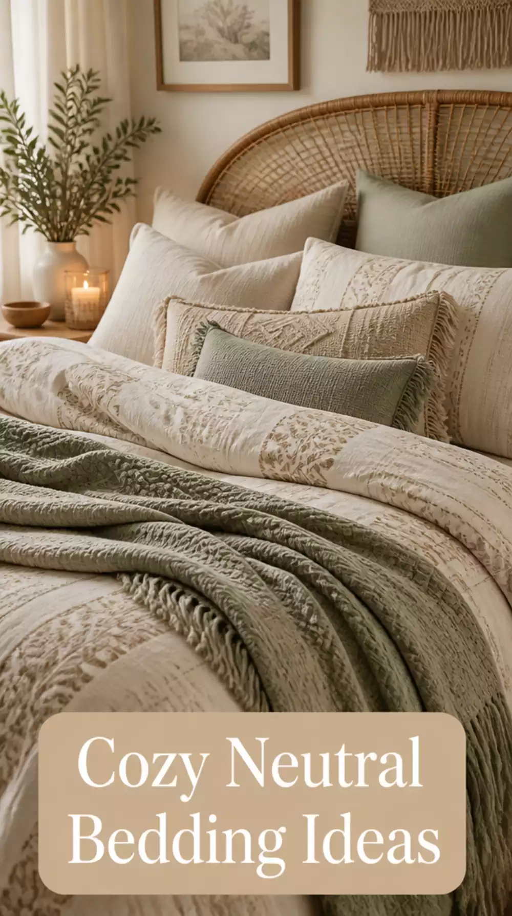 Soft Neutral Bedding Layers That Make a Bedroom Feel Cozy