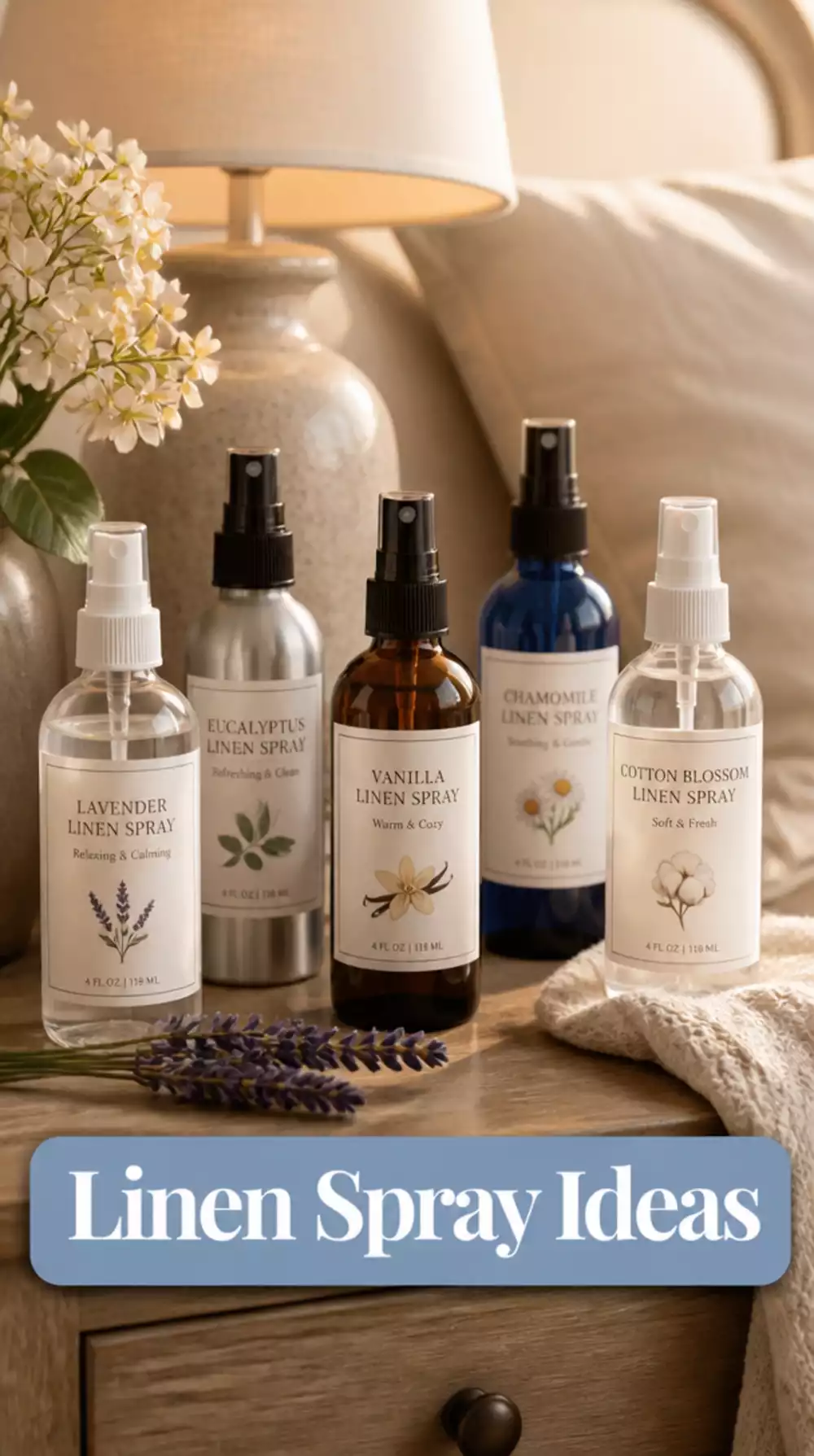 Bedroom Linen Room Spray That Freshens the Space Without Overpowering