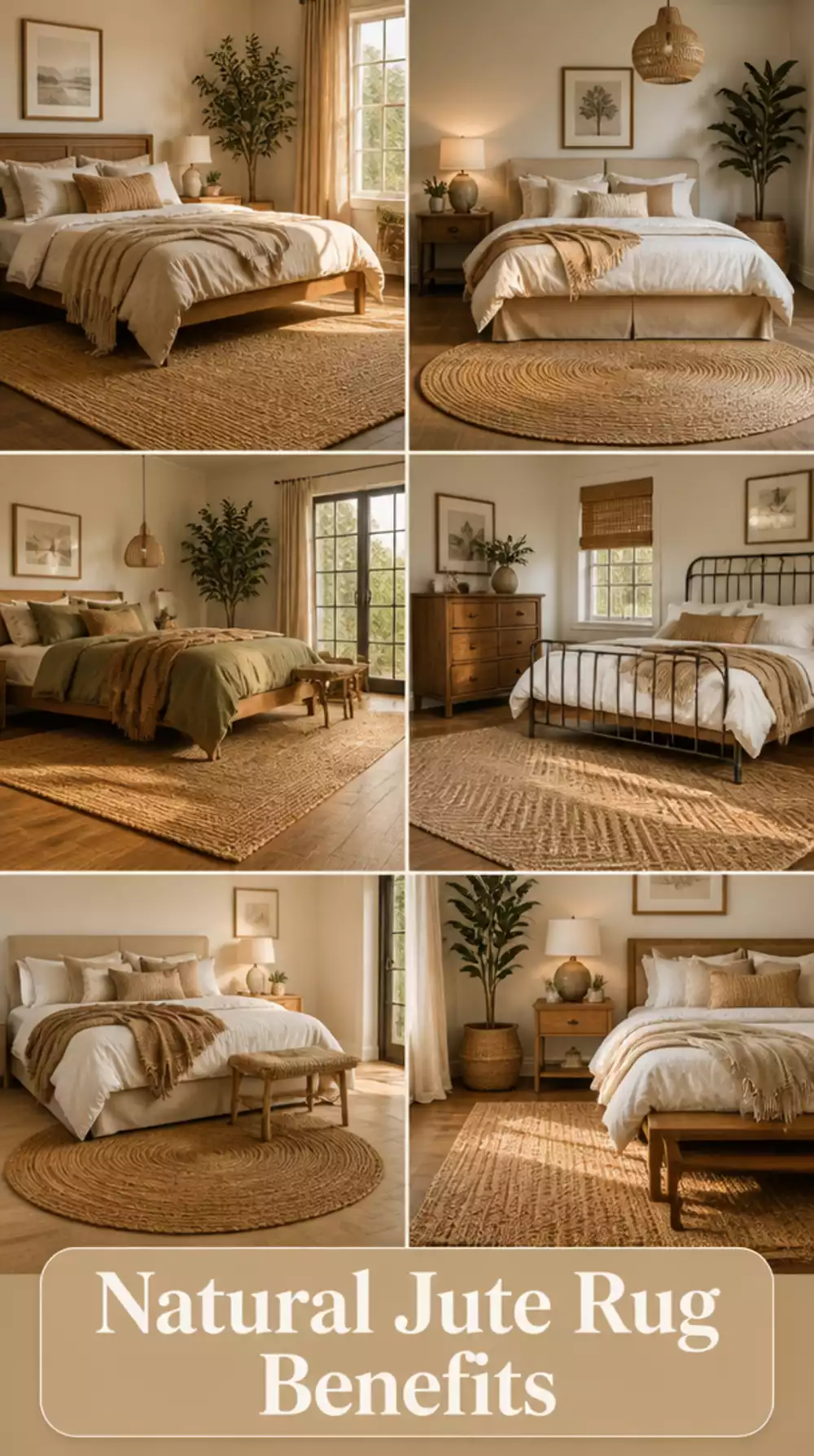 Why a Natural Jute Rug Always Makes a Bedroom Feel More Grounded and Warm