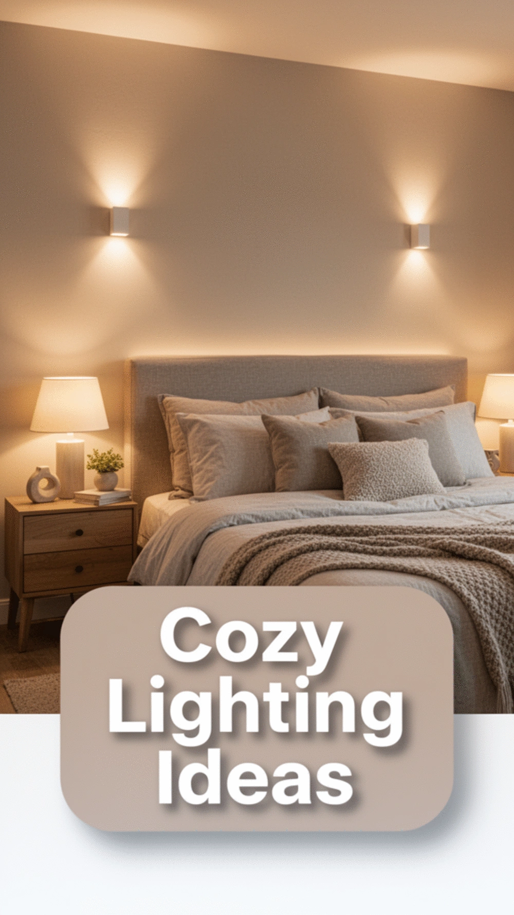 Layer Your Lighting for a Cozy Bedroom Atmosphere