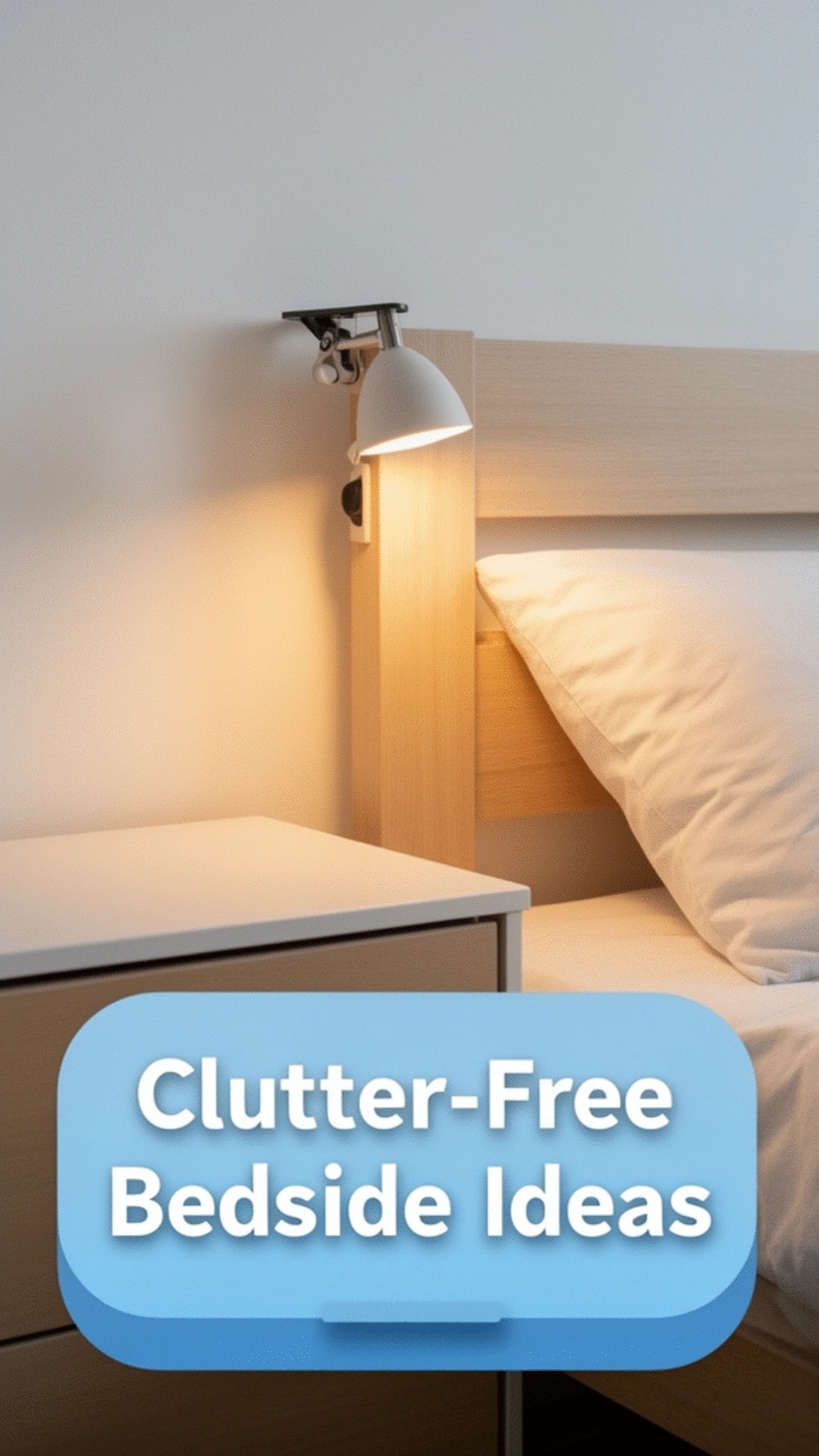 The Clip-On Bedside Lamp Trick That Keeps a Dorm Nightstand Clutter-Free