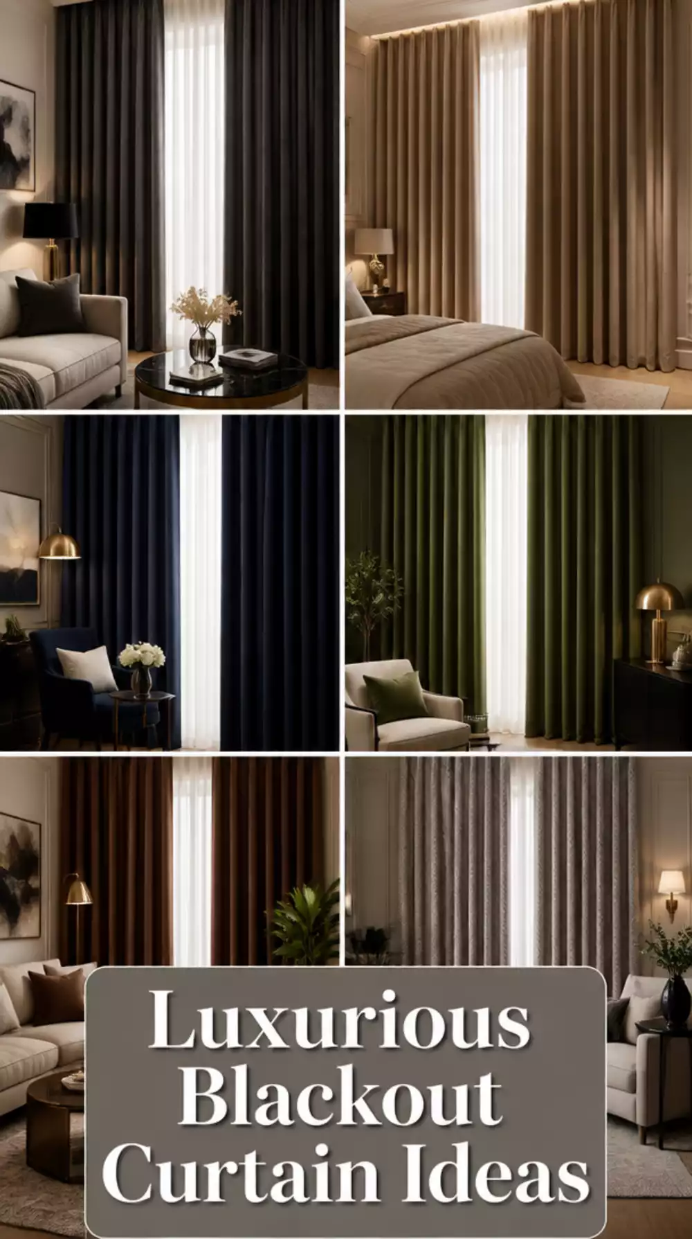 Why Floor-to-Ceiling Blackout Curtains Make a Bedroom Feel More Luxurious