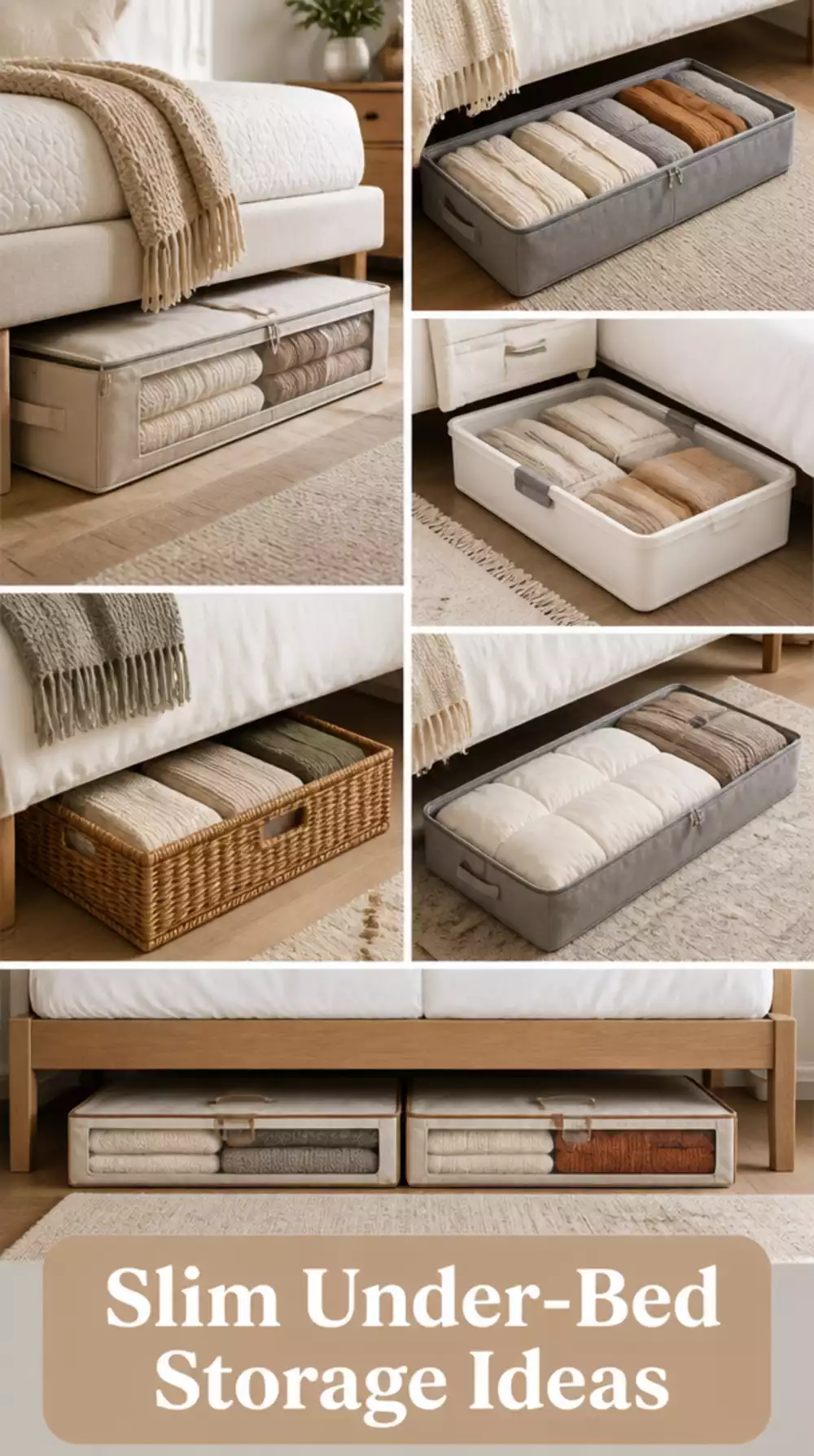 The Slim Under-Bed Box Trick That Doubles Bedroom Storage Overnight