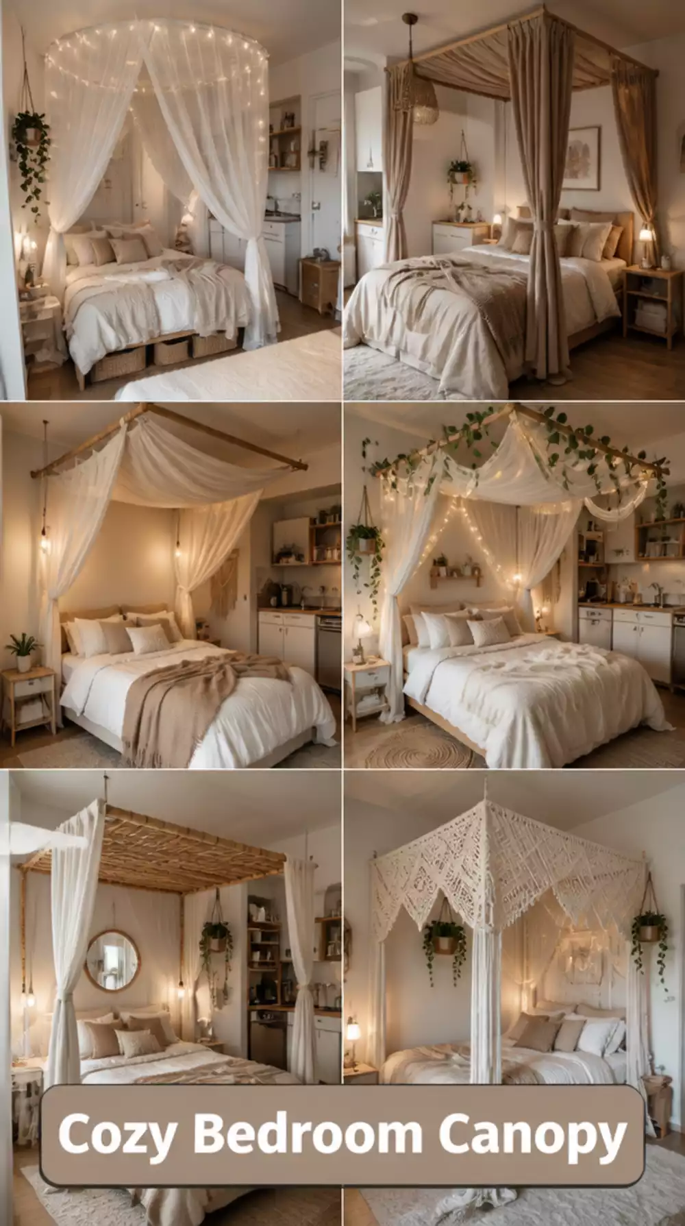 Bedroom Ceiling Canopy That Frames the Bed as a Private Sanctuary