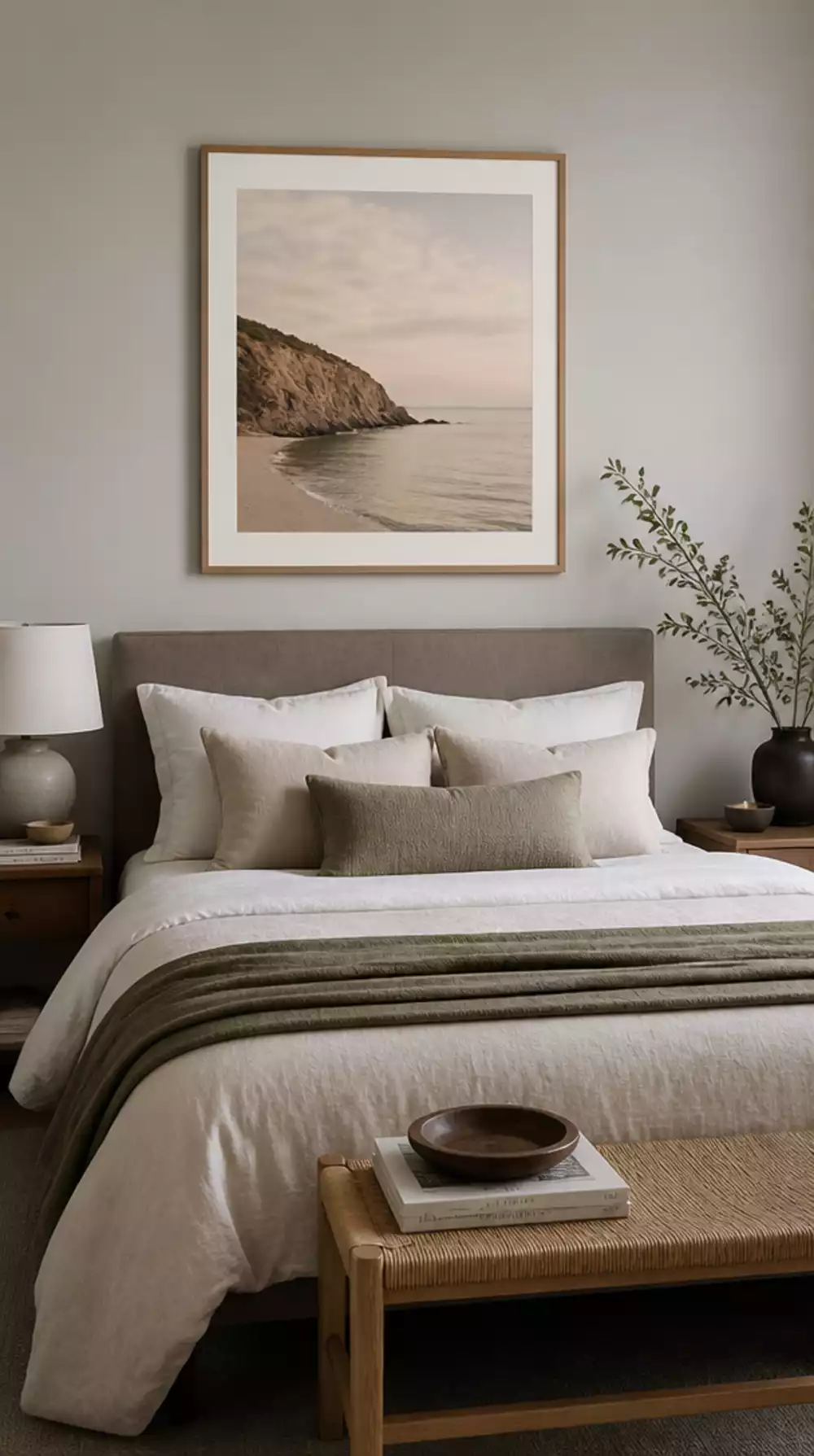 The One Framed Print That Makes a Bedroom Wall Look Intentionally Styled