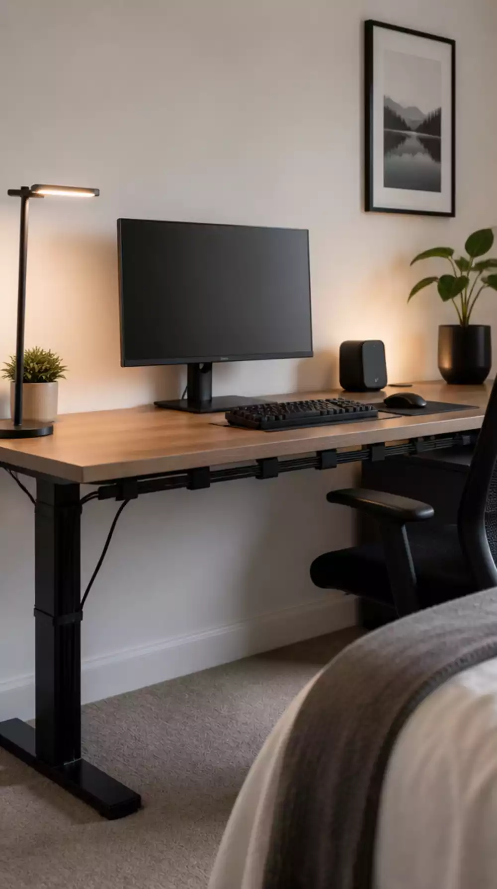 The Cable Management Clip Strip Trick That Makes a Bedroom Desk Look Minimal