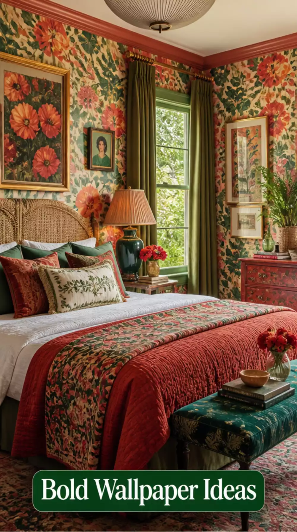 Maximalist Bedroom Bold Wallpaper Ideas