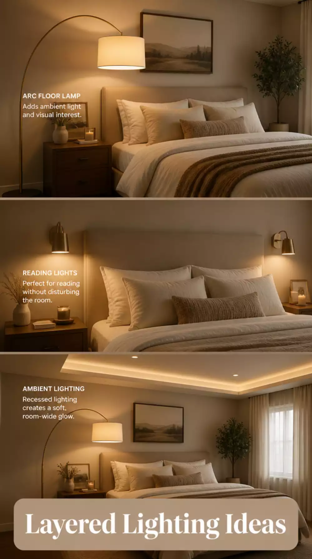 Why Layering Three Light Sources Makes a Bedroom Feel Like a Five-Star Hotel