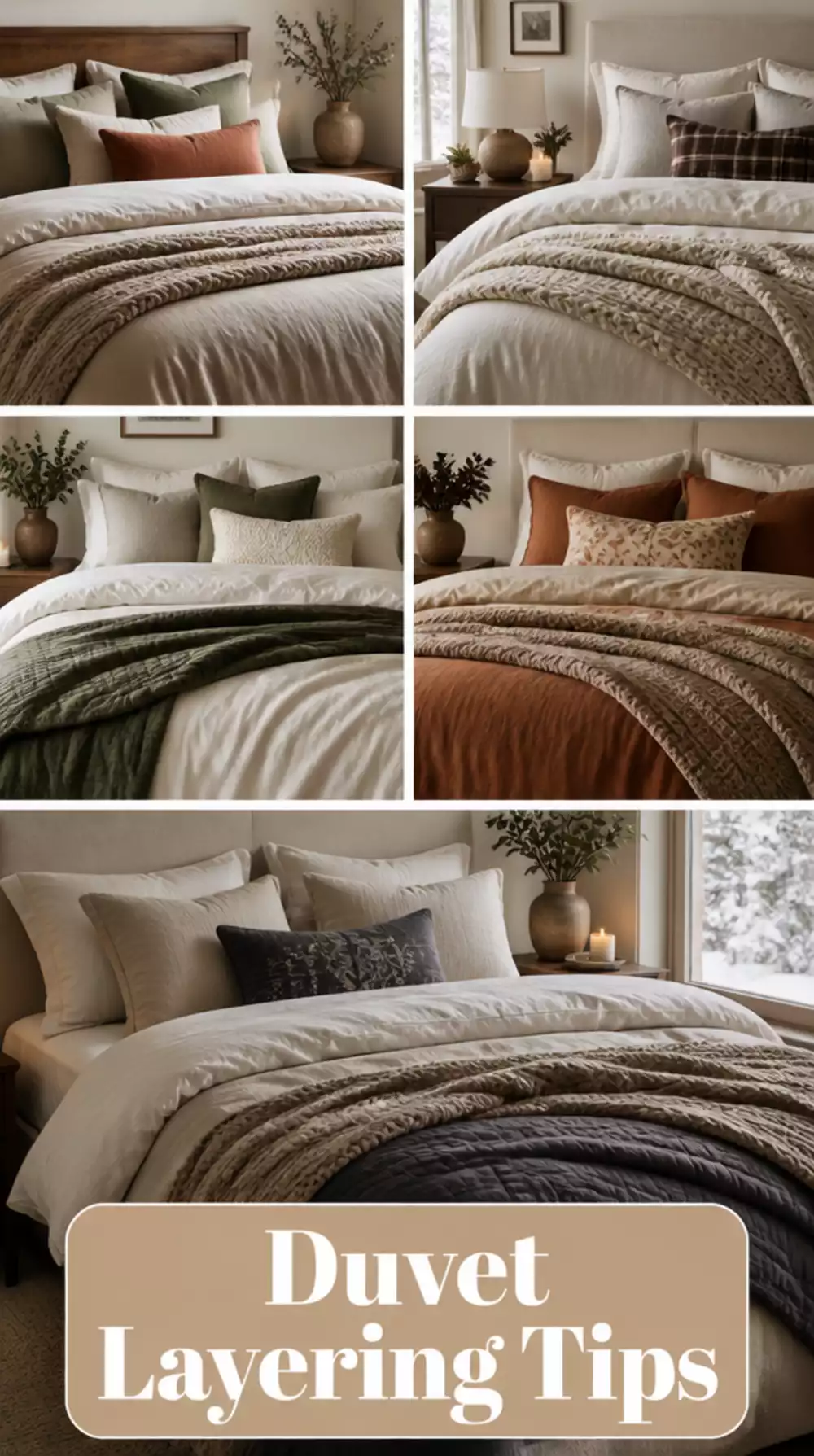 The Duvet Layering Trick That Keeps a Winter Bedroom Warm Without Overheating
