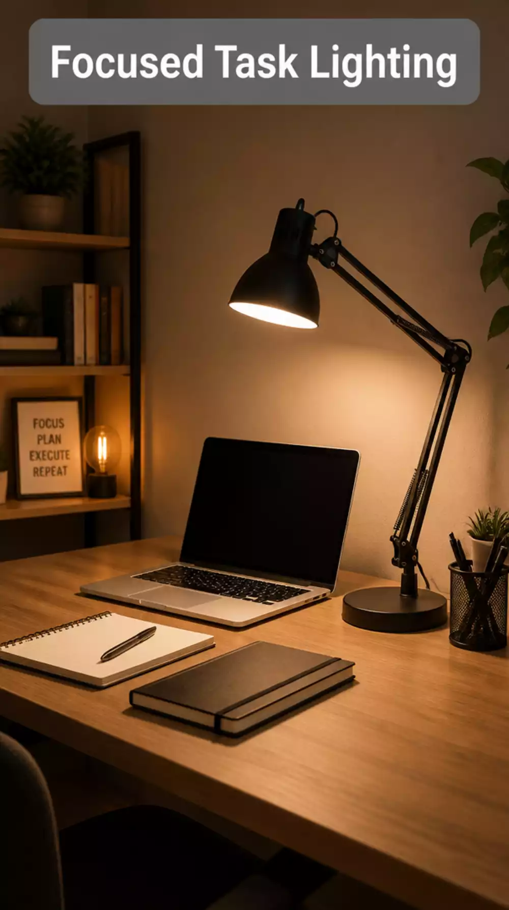 Adjustable Desk Lamp for Focused Task Lighting