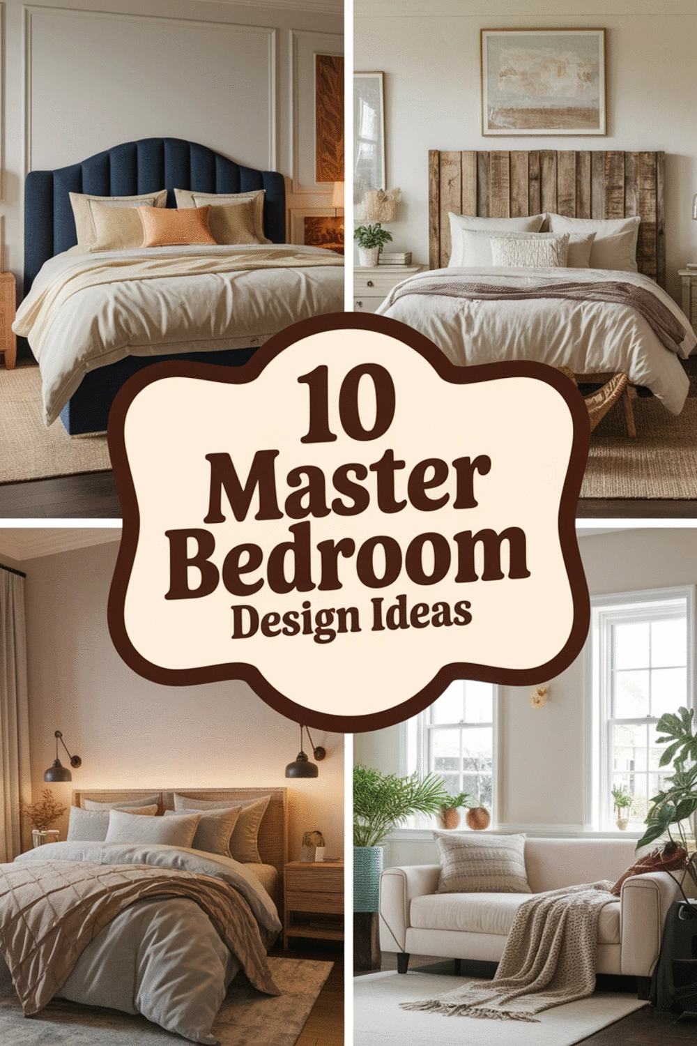 Master Bedroom Design Ideas for a Serene and Cozy Sleep Sanctuary