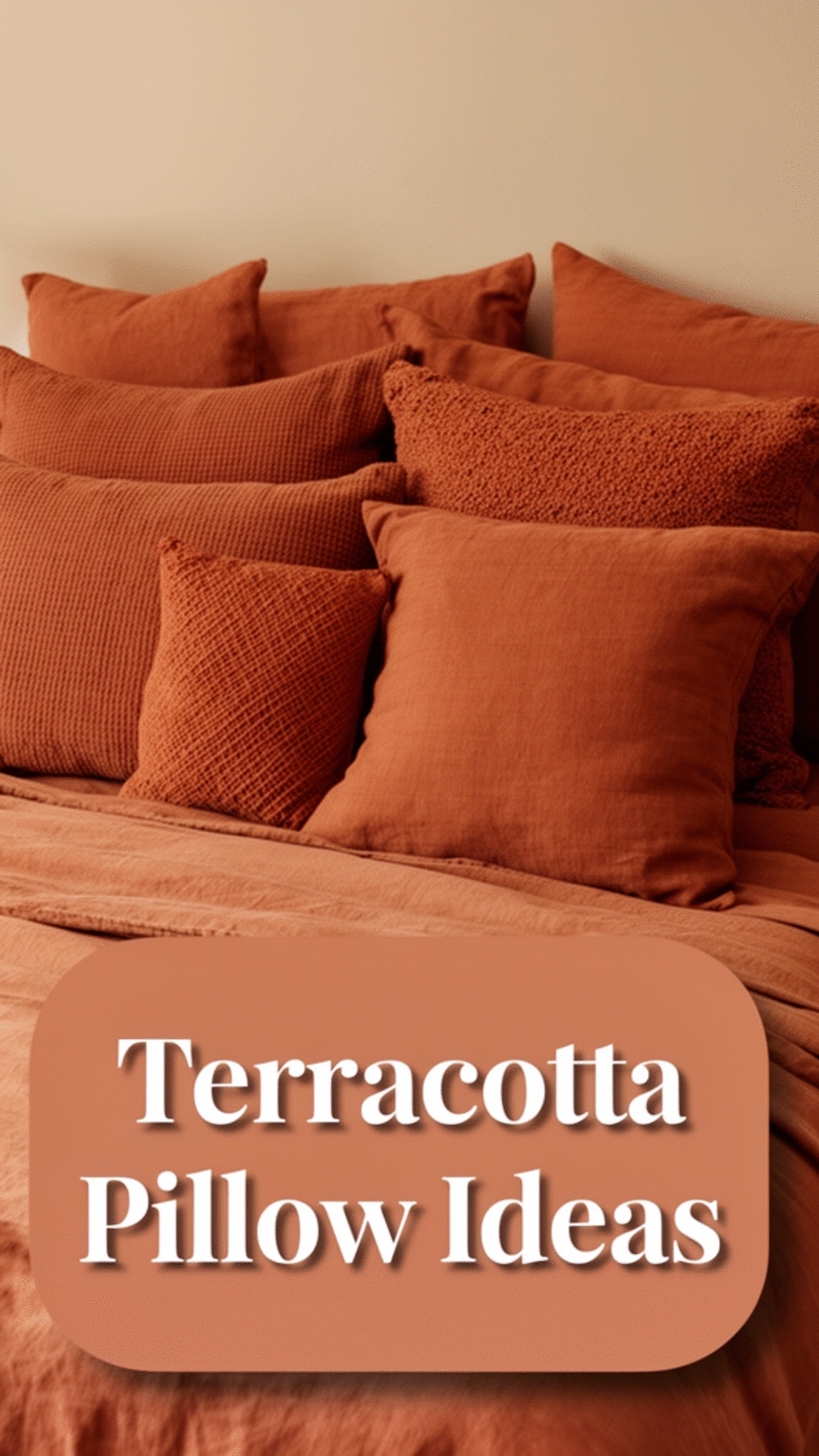 The Terracotta Pillow Trick That Instantly Warms a Cool Neutral Bedroom