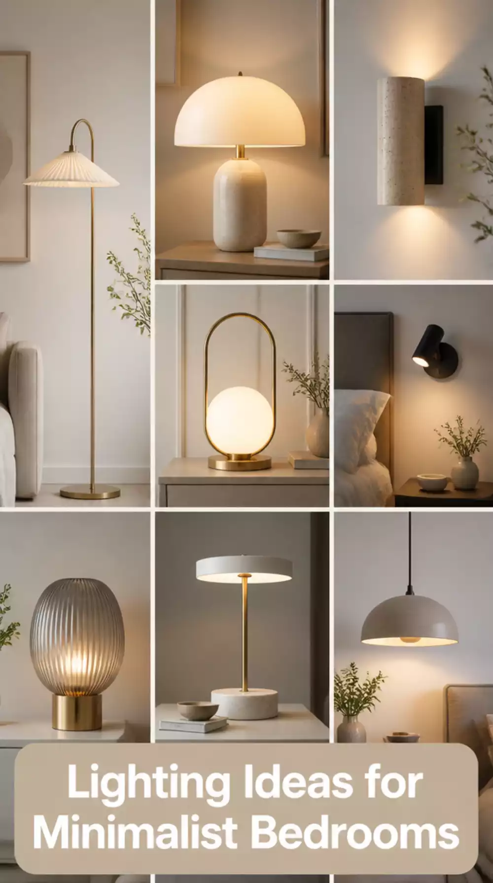 Why One Statement Lamp Is All a Minimalist Bedroom Actually Needs