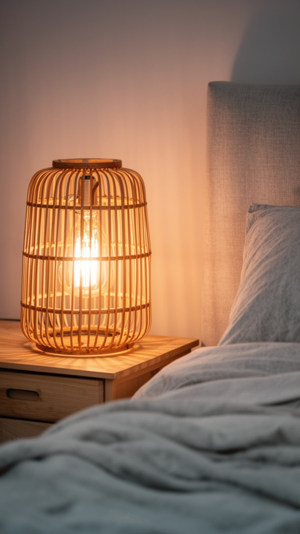The Warm Bulb Swap That Makes Bedroom Lighting Feel Instantly Cozy