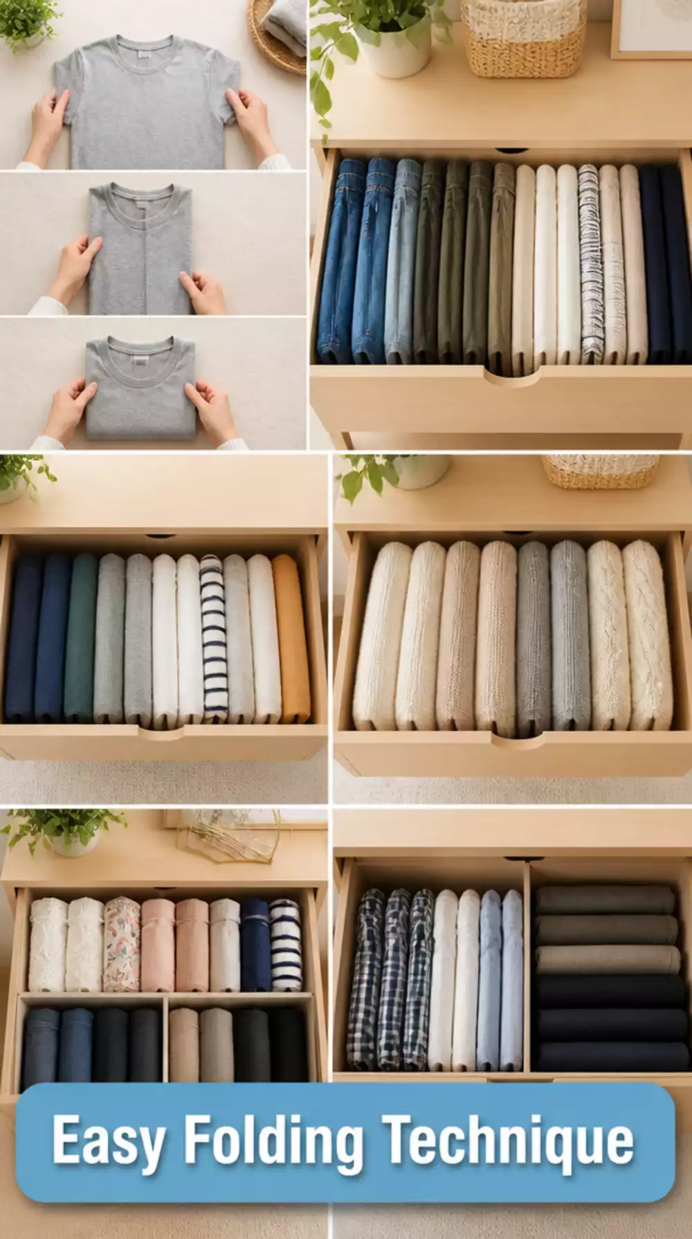 The KonMari Folding Trick That Makes Bedroom Drawers Hold Twice as Much