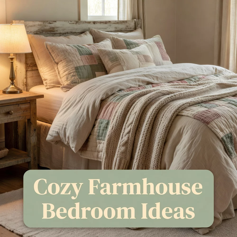 Cozy Farmhouse Bedroom Ideas for Warm Comfort