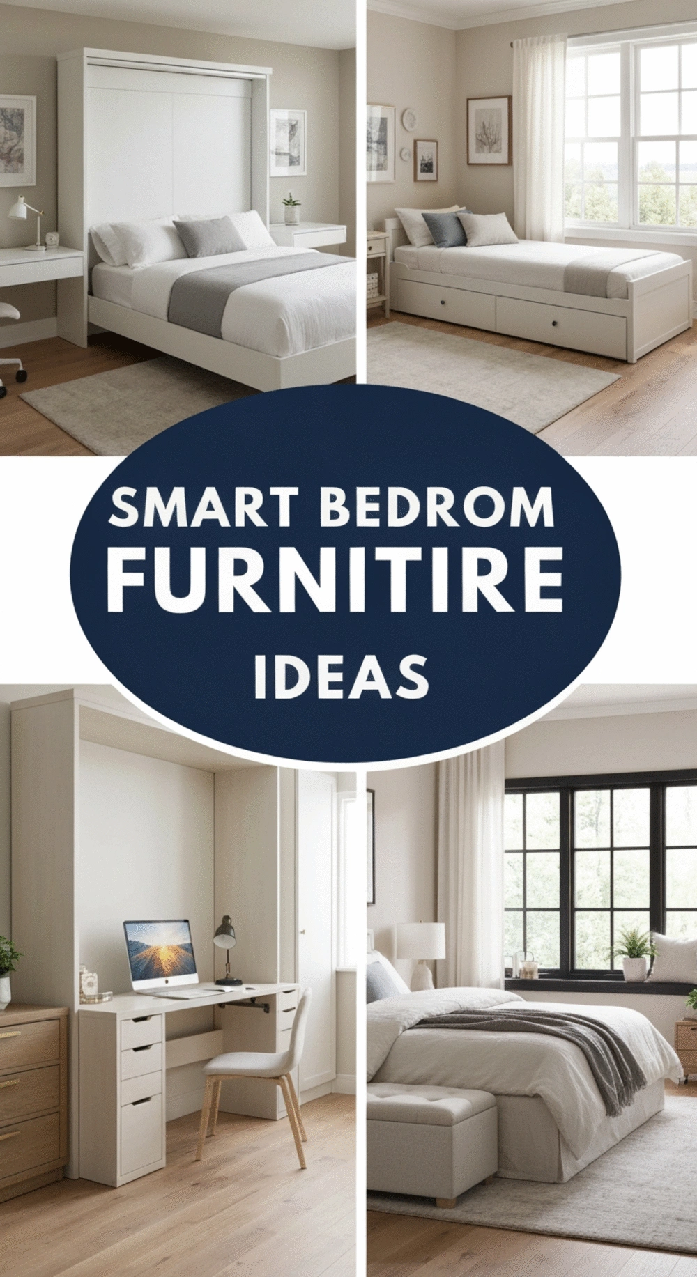 Multifunctional Bedroom Furniture Ideas for Work and Sleep Balance