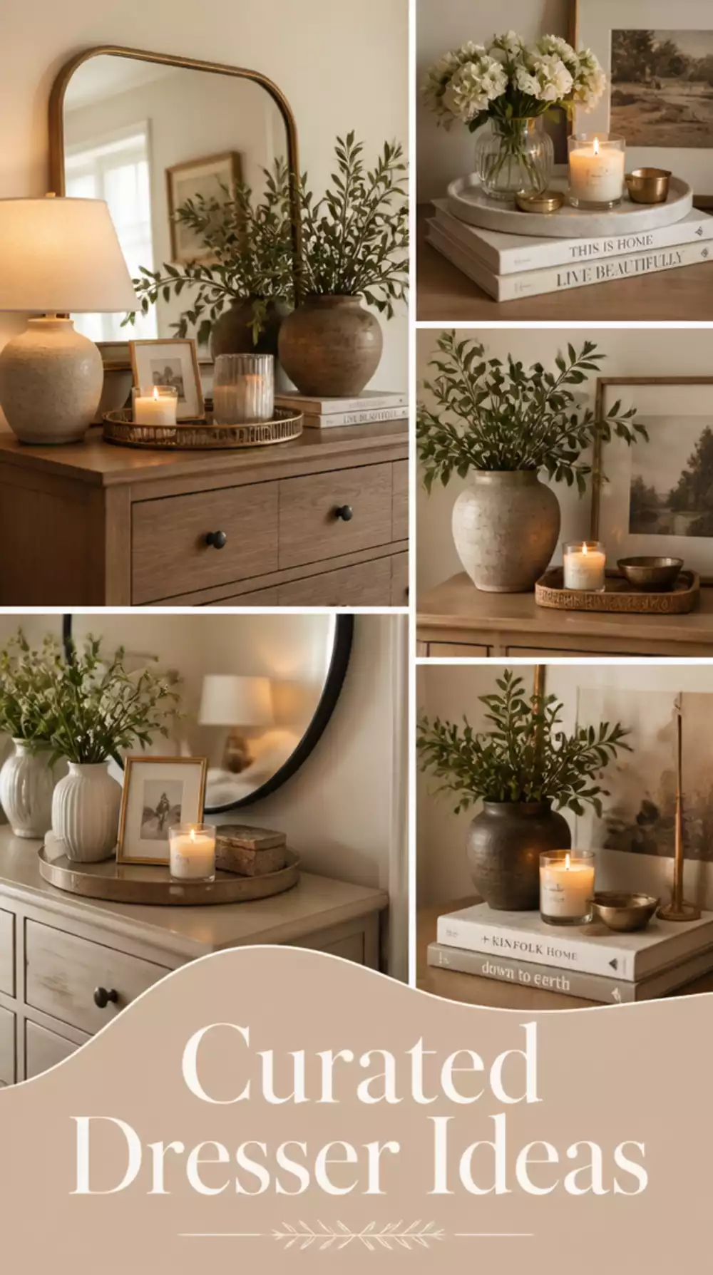 The Tray Styling Trick Designers Use to Make a Bedroom Dresser Look Curated
