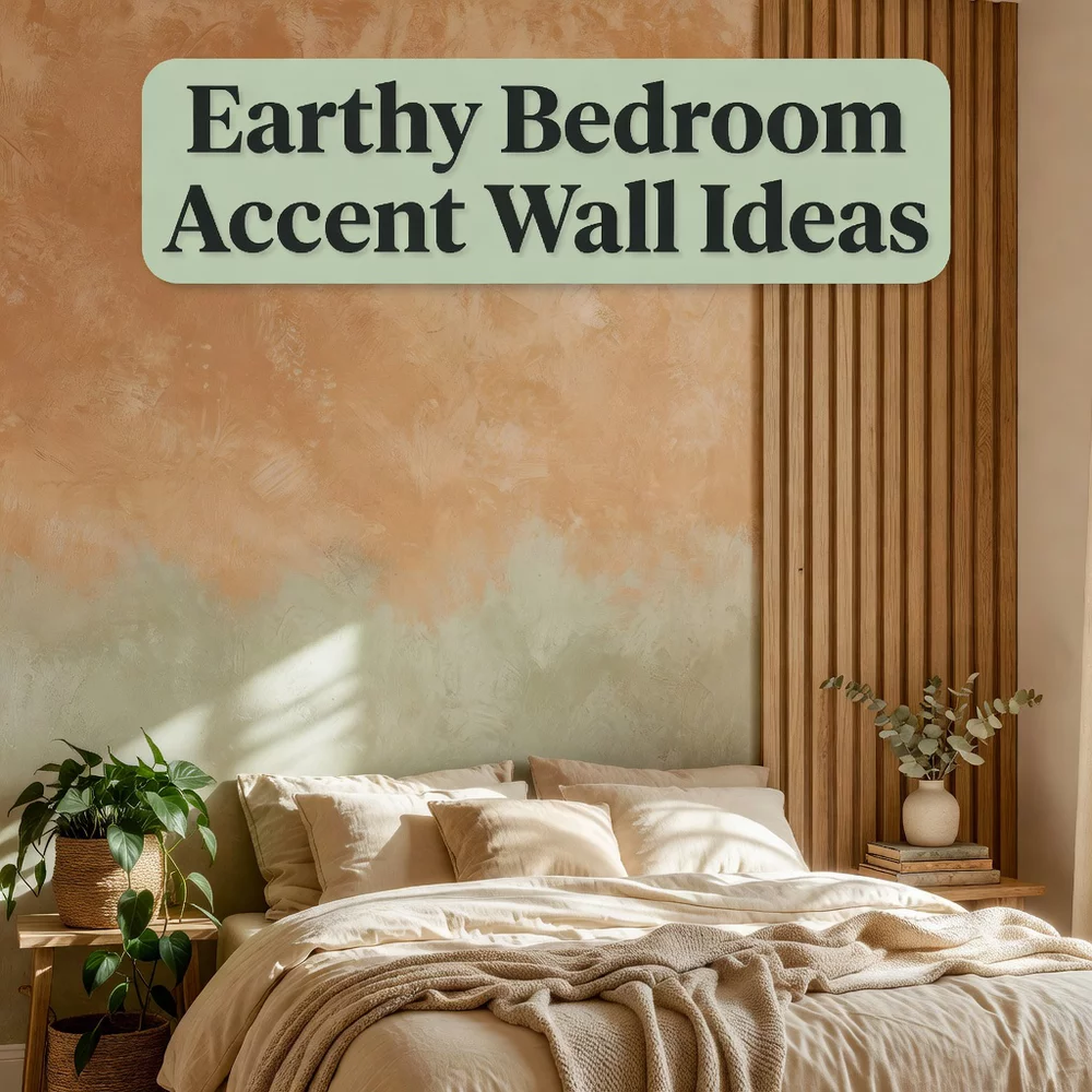 Earthy Bedroom Accent Wall Ideas for Cozy Ambiance