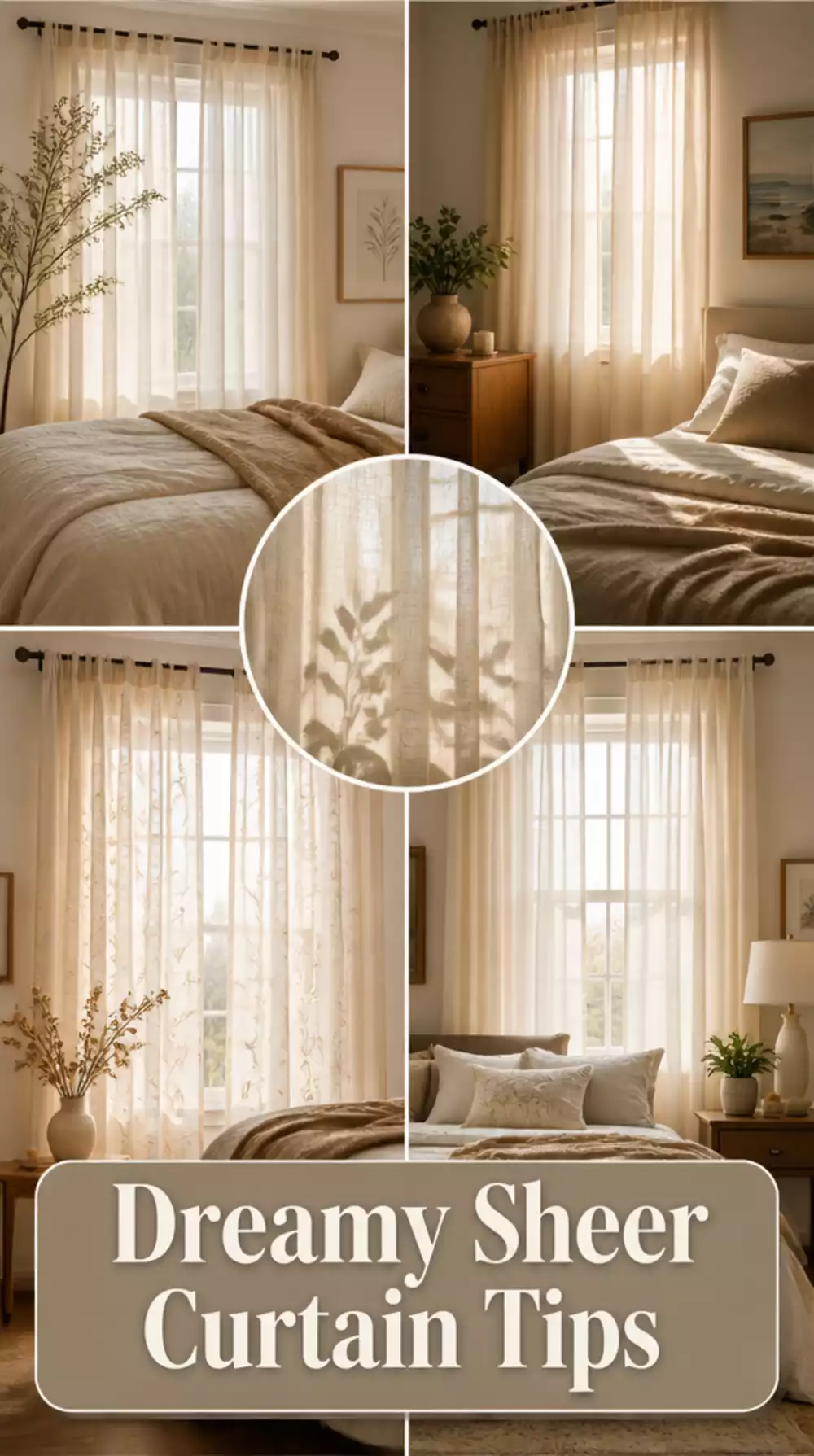 The One Sheer Curtain Trick That Makes Bedroom Light Feel Dreamy