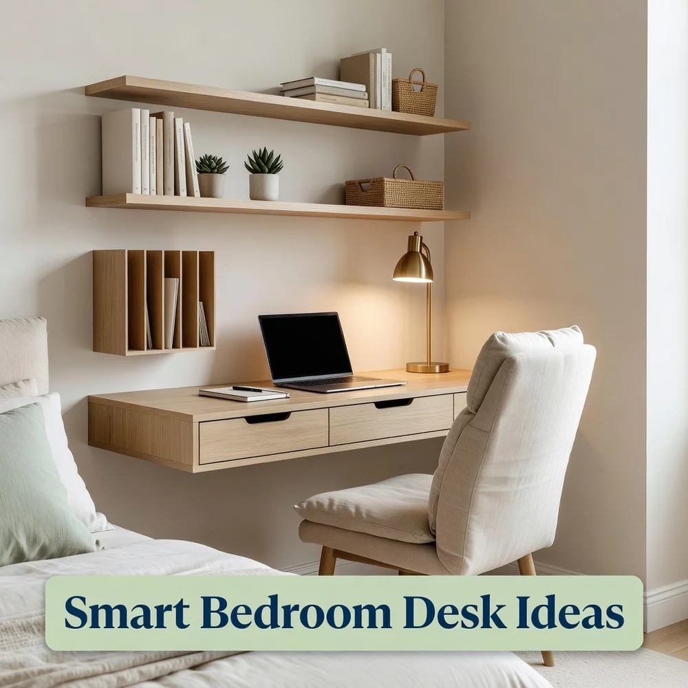 Smart Bedroom Desk Ideas for Cozy Workspaces