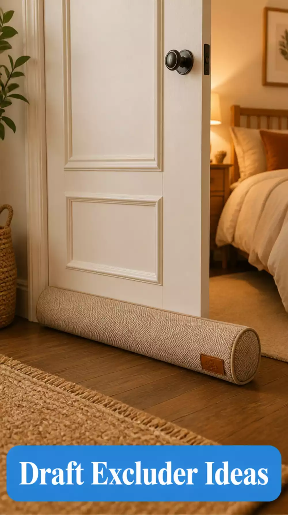 Bedroom Draft Excluder for the Door That Keeps Cold Air Out of the Room