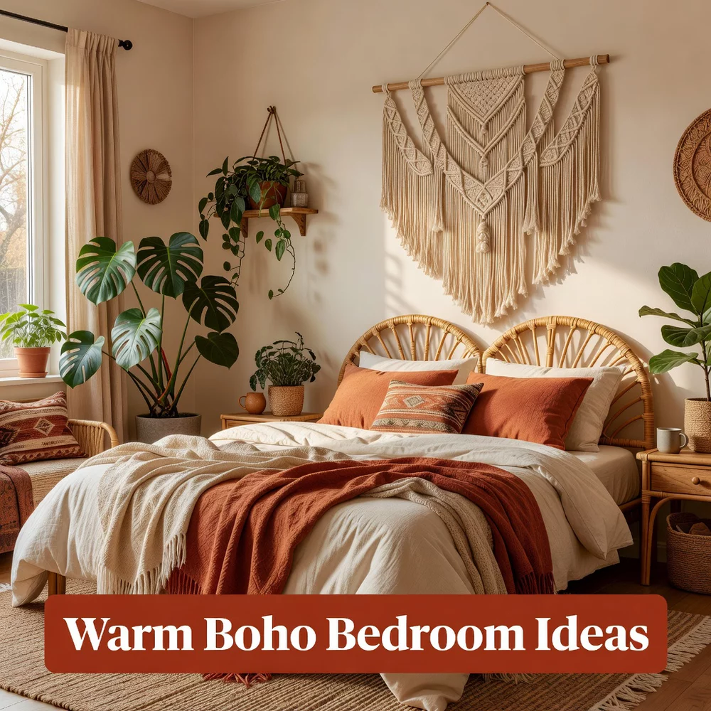 Warm Boho Bedroom Ideas for Cozy Spaces