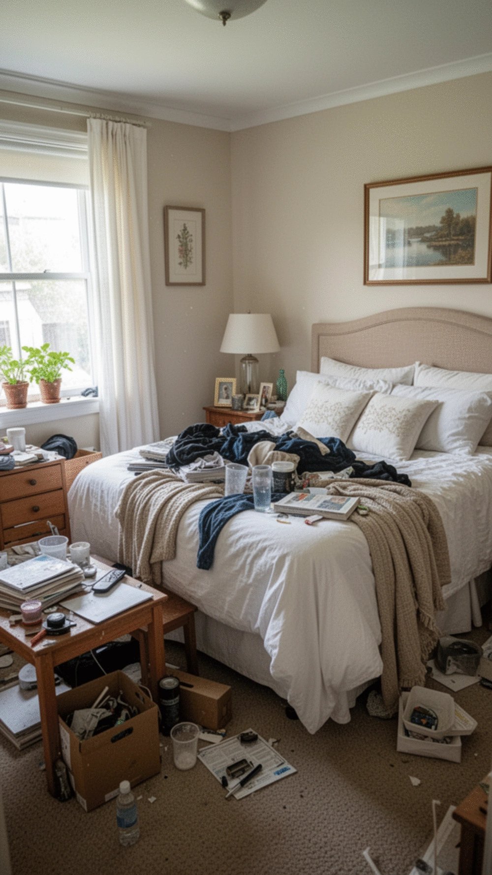 Declutter for a Clear and Peaceful Bedroom Sanctuary