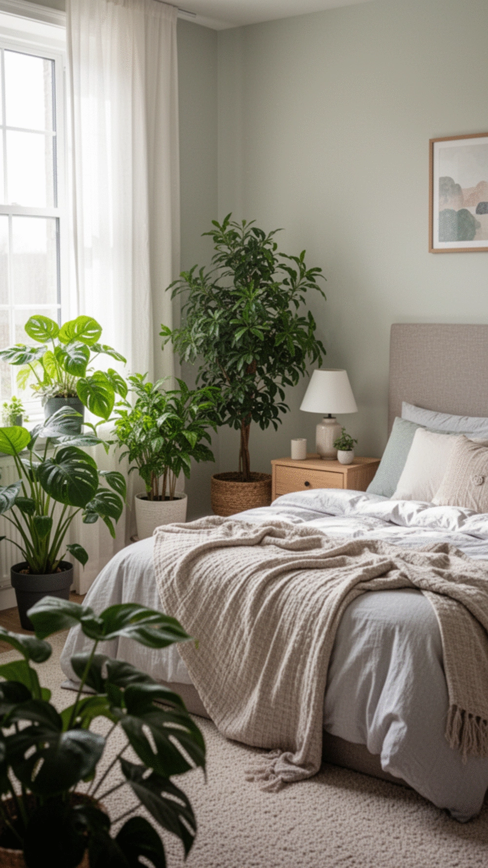 Incorporate Indoor Plants for a Calming Bedroom Environment