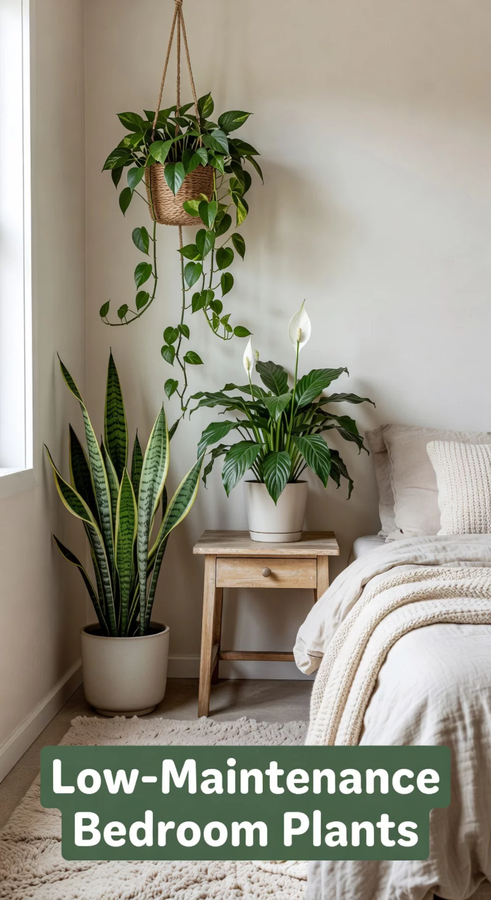 Low-Maintenance Bedroom Plants for Low Light