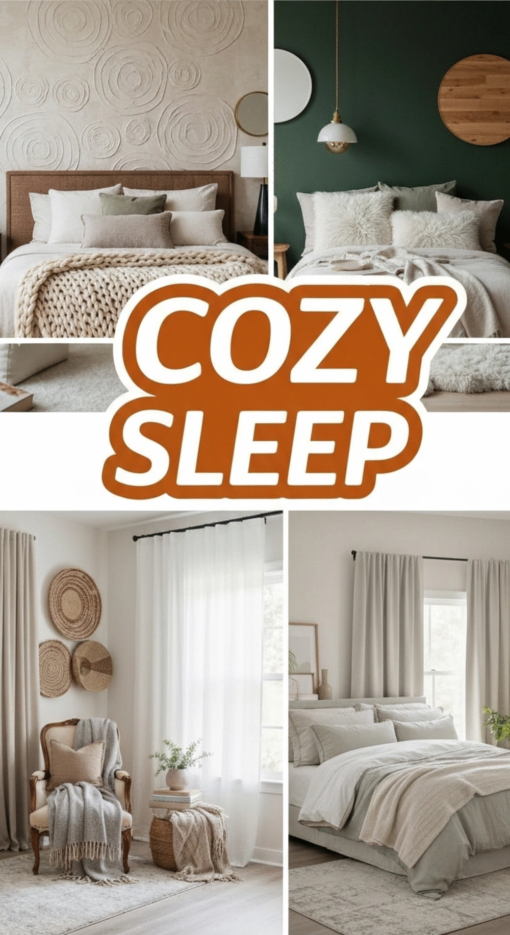 Using Textured Walls and Soft Textiles to Create Cozy Sleep Spaces