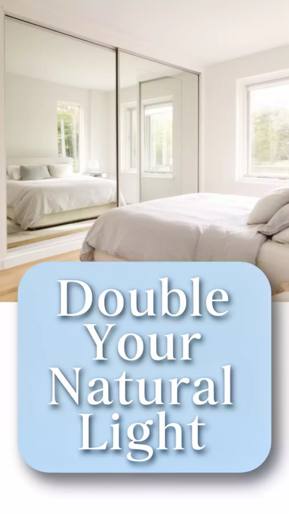 Why Placing a Bedroom Mirror Opposite the Window Doubles Natural Light