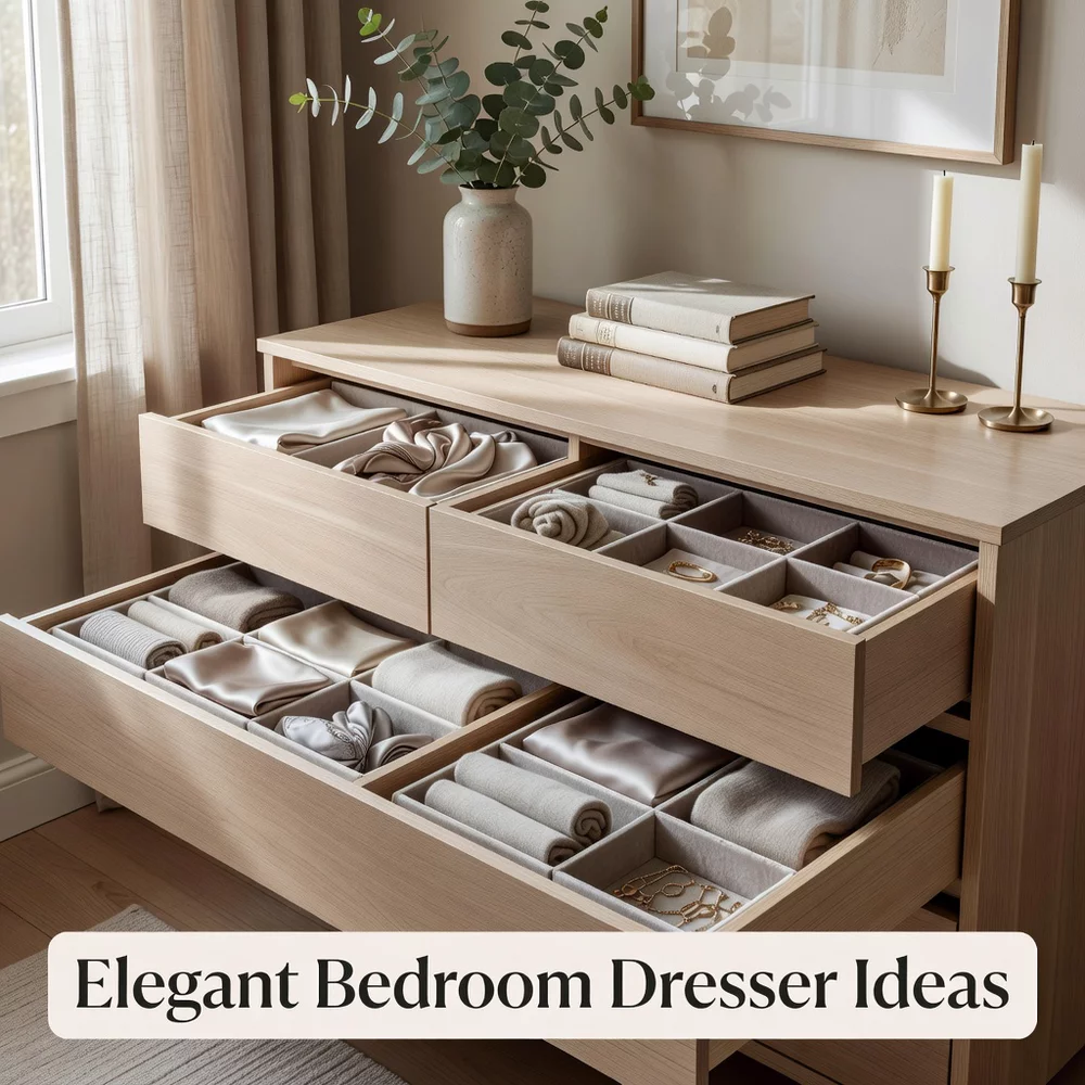 Elegant Bedroom Dresser Ideas for Neat Drawers