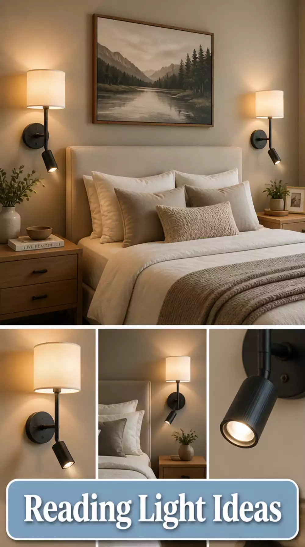 Bedroom Dual Reading Wall Sconce Pair That Keeps Both Sides Independently Lit